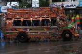 Monsoon rainfall in Peshawar