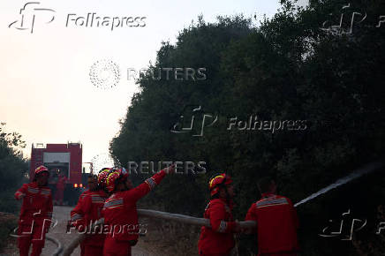 Wildfire in Albania