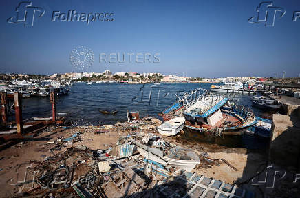 Aftermath of migrant shipwreck off Italy's Lampedusa island