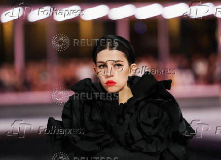 Carolina Herrera presents spring-summer 2026 collection in Madrid's Plaza Mayor