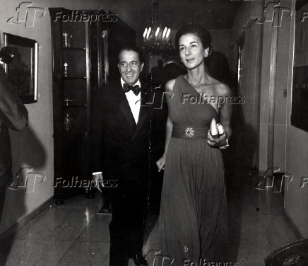 Walter Moreira Salles e esposa