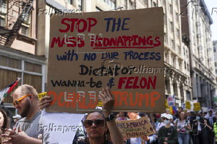 May Day rally and march at Union Square in New York