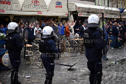 Conference League - Final - Real Betis & Chelsea fans gather in Wroclaw