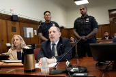 Harvey Weinstein appears at Manhattan Criminal Court for his rape and sexual assault trial, in New York City