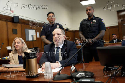 Harvey Weinstein appears at Manhattan Criminal Court for his rape and sexual assault trial, in New York City
