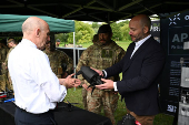 British Defence Secretary John Healey Visits Warminster Garrison Following Publication Of The Strategic Defence Review