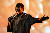 The Weeknd performs at MetLife Stadium in East Rutherford