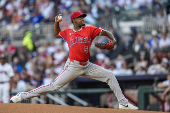 MLB: Los Angeles Angels at Atlanta Braves