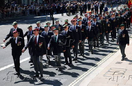 Belgium Armed Forces parade in London