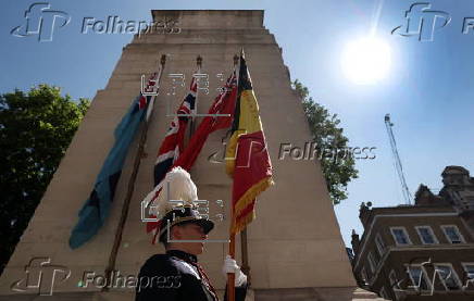 Belgium Armed Forces parade in London