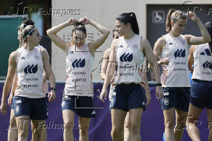 Entrenamiento selección española femenina de fútbol