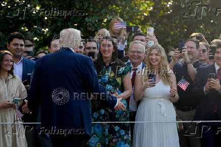 U.S. President Donald Trump departs for Scotland