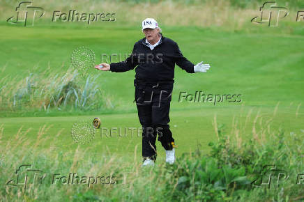 U.S. President Trump visits Scotland