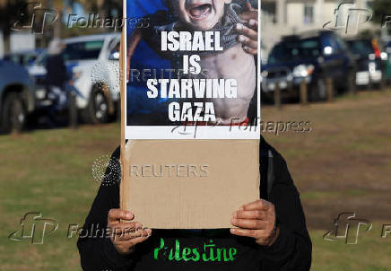 Activists protest in Cape Town over Gaza hunger crisis