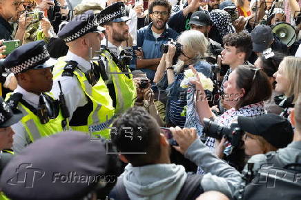 UK police make arrests at rally against Palestine Action ban
