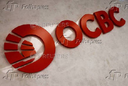 FILE PHOTO: An OCBC Bank signage is pictured at their office in Singapore