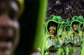 Desfile da escola de samba Império da Casa Verde no Carnaval de SP