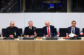 UK and France host a defence ministers meeting of the Coalition of the Willing at NATO in Brussels