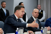 U.S. Defense Secretary Hegseth meets with NATO Secretary General Rutte at the Pentagon in Washington