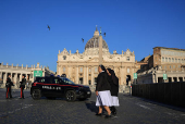St. Peter's Basilica ahead of the conclave