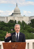 Canadian Prime Minister Carney holds a press conference in Washington