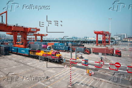 New International Land-Sea Trade Corridor Dry Port, in Chongqing