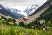 Aftermath of Birch Glacier collapse in Switzerland