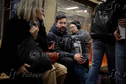FILE PHOTO: New York City mayoral candidate Zohran Mamdani campaigns in New York