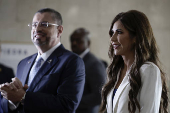 Secretaria de Seguridad de EE.UU. Kristi Noem visita Costa Rica