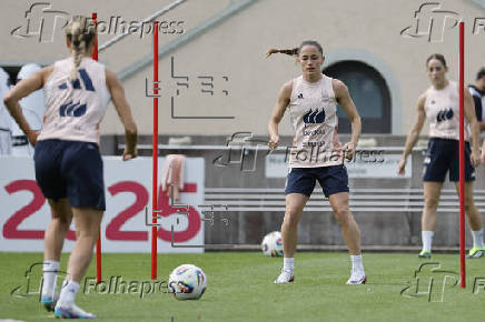 Entrenamiento selección española femenina de fútbol