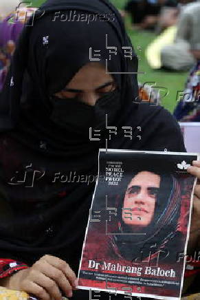 Baloch activists protest demanding release of jailed leader in Islamabad