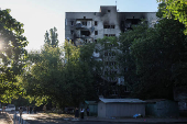 Aftermath of a Russian drone attack in Odesa
