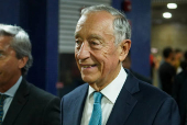 PRESIDENTE DE PORTUGAL MARCELO REBELO DE SOUSA CHEGA A RECIFE (PE)