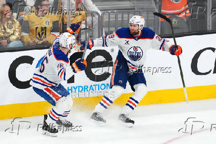 NHL: Stanley Cup Playoffs-Edmonton Oilers at Vegas Golden Knights
