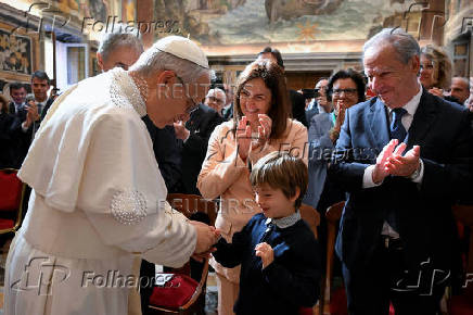 Pope Leo XIV meets with members of the Centesimus Annus Foundation