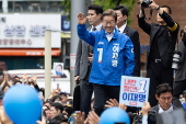 South Korea's presidential candidate Lee Jae-myung campaign event
