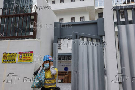 The International Organisation for Mediation (IOMed) headquarters, a China-initiated body, under construction for global dispute resolution, in Hong Kong