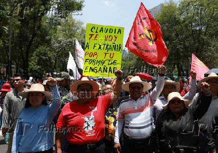 Protest of National Coordination of Education Workers (CNTE) in Mexico City