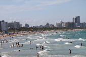 Ponto do píer da praia sul.