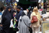 Daily life in a bazaar in Tehran amid ceasefire with Israel