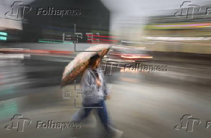 Rainy day in Moscow
