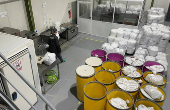 A view shows a cannabis warehouse of Biocannat Cooperative, near the northern town of Bab Berred