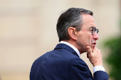 Weekly cabinet meeting at the Elysee Palace in Paris
