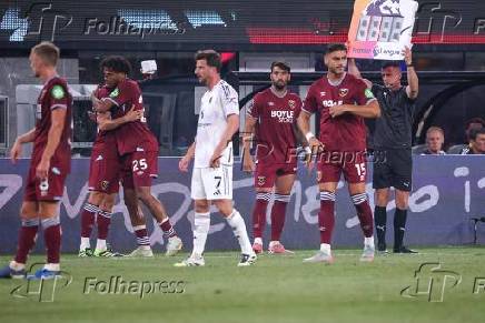 Manchester United e West Ham  durante Premier League Summer Series nos Estados Unidos