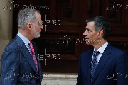 El presidente del Gobierno, Pedro Sánchez, se reúne con el rey Felipe VI