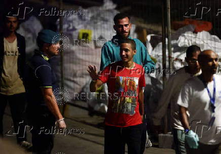 Aftermath of migrant shipwreck off Italy's Lampedusa island