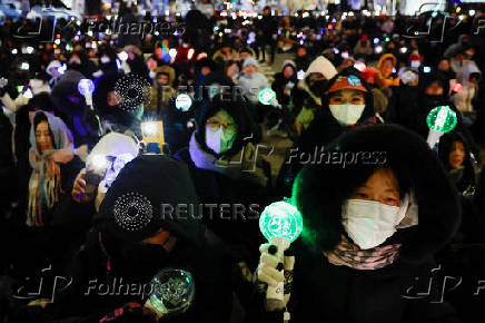 Protests on the first anniversary of former President Yoon Suk Yeol's December 3, 2024 martial law declaration, in Seoul