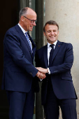French President Macron meets newly elected German Chancellor Merz in Paris