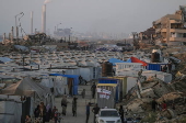 Internally displaced Palestinians from the northern Gaza Strip