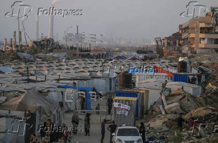 Internally displaced Palestinians from the northern Gaza Strip